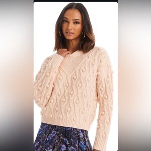 Women's Cable Knit Sweater - Cream